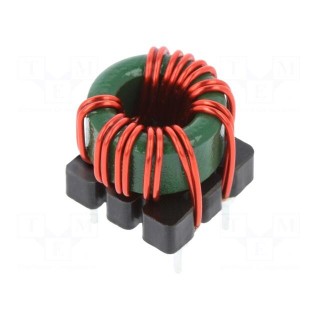 Inductor: wire | THT | 156uH | 15mΩ | -40÷105°C | ±35% | 16x16x15mm | 11.5A