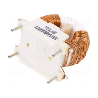 Inductor: wire | THT | 15mH | 700mA | 410mΩ | 230VAC | 15.24x22.86mm