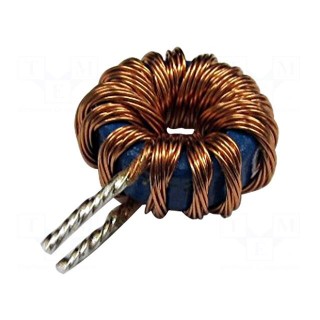Inductor: wire | THT | 15uH | 10A | 8.56mΩ