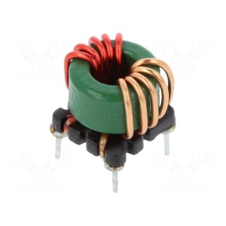 Inductor: wire | THT | 160uH | 6.75mΩ | -40÷105°C | ±35% | 7.84A | 500VDC