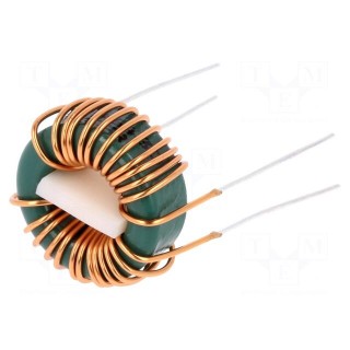 Inductor: wire | THT | 1mH | 2.8A | 16mΩ | 230VAC | 17x6mm | -20÷50% | 10kHz