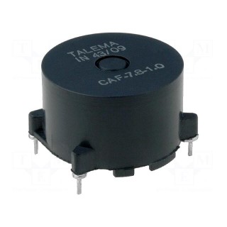 Inductor: wire | THT | 1mH | 7.8A | 9mΩ | 250VAC | -40÷125°C | ±30% | 10kHz
