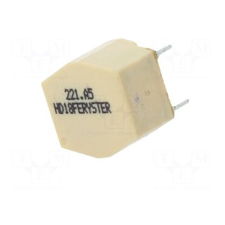 Inductor: wire | THT | 2.2mH | 500mA | 240mΩ | 230VAC | 10x15mm | -20÷50%