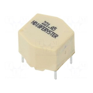 Inductor: wire | THT | 2.2mH | 500mA | 240mΩ | 230VAC | 10x15mm | -20÷+50%