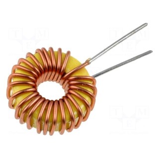 Inductor: wire | THT | 20uH | 2A | 70mΩ
