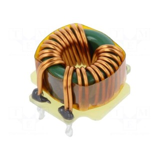 Inductor: wire | THT | 224uH | 4.16mΩ | -40÷105°C | ±35% | 15.4A | 500VDC
