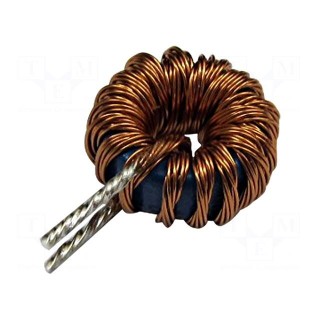 Inductor: wire | THT | 22uH | 8A | 16.6mΩ