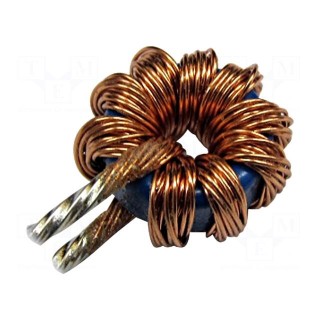 Inductor: wire | THT | 3.3uH | 15A | 2.71mΩ
