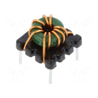Inductor: wire | THT | 33.3uH | 8.5mΩ | -40÷105°C | ±25% | 9.5x9.5x7mm | 4A