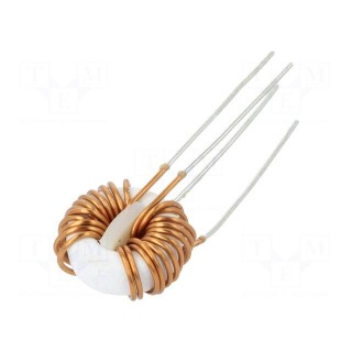 Inductor: wire | THT | 330uH | 1.9A | 50mΩ | 230VAC | 6x5mm | -20÷50% | 10kHz