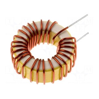 Inductor: wire | THT | 33uH | 5A | 36mΩ