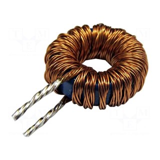 Inductor: wire | THT | 33uH | 8A | 15.9mΩ