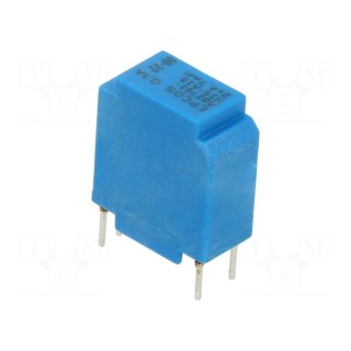 Inductor: wire | THT | 4.7mH | 100mA | 850mΩ | 42VAC | 5x12.7mm | ±30%