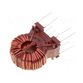 Inductor: wire | THT | 4.7mH | 10A | 6mΩ | -40÷70°C | 10kHz | vertical