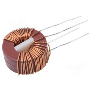 Inductor: wire | THT | 4.7mH | 5A | 38mΩ | -40÷70°C | 10kHz | vertical