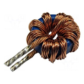 Inductor: wire | THT | 4.7uH | 10A | 5.2mΩ