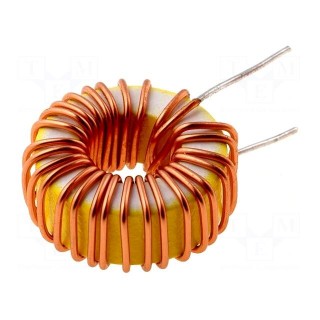 Inductor: wire | THT | 40uH | 3A | 60mΩ