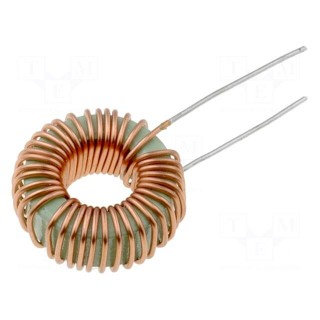 Inductor: wire | THT | 47uH | 10mΩ | 3A