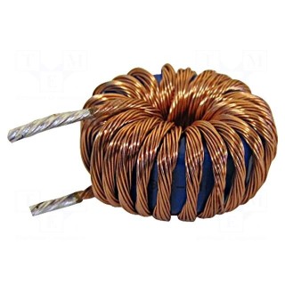 Inductor: wire | THT | 47uH | 15A | 10mΩ