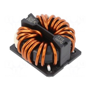 Inductor: wire with current compensation | THT | 1.1mH | 2.33mΩ