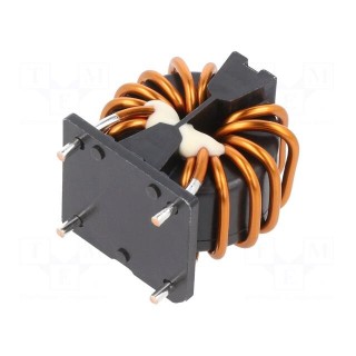 Inductor: wire with current compensation | THT | 1.2mH | 2.35mΩ