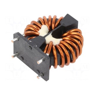 Inductor: wire with current compensation | THT | 1.3mH | 2.73mΩ