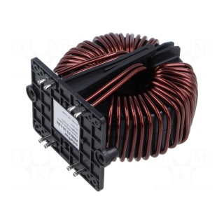 Inductor: wire with current compensation | THT | 1.5mH | 600VAC