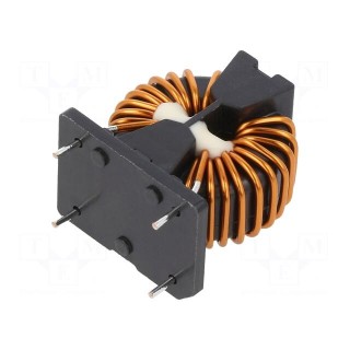 Inductor: wire with current compensation | THT | 1.5mH | 8.7mΩ | SCF
