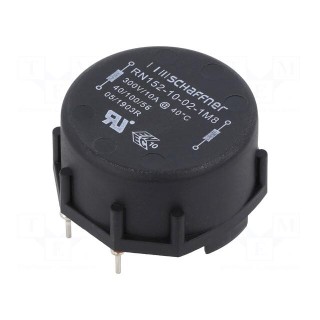 Inductor: wire with current compensation | THT | 1.8mH | 10A | 14mΩ