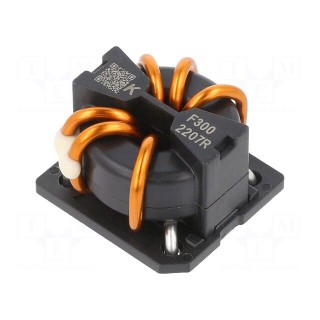 Inductor: wire with current compensation | THT | 110uH | 0.767mΩ