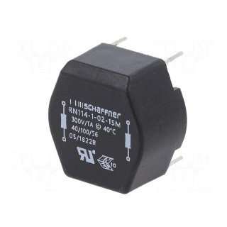 Inductor: wire with current compensation | THT | 15mH | 1A | 370mΩ