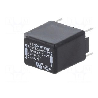 Inductor: wire with current compensation | THT | 15mH | 600mA | 490mΩ