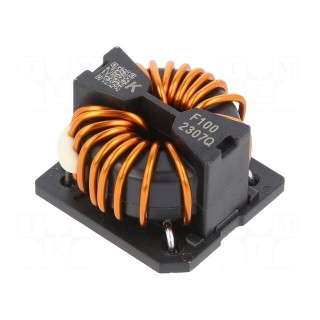 Inductor: wire with current compensation | THT | 1mH | 6.23mΩ | SCF
