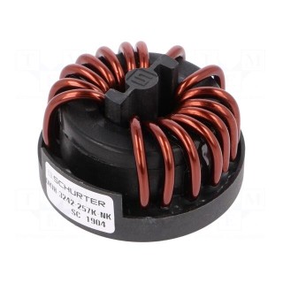 Inductor: wire with current compensation | THT | 2.35mH | 1.6mΩ