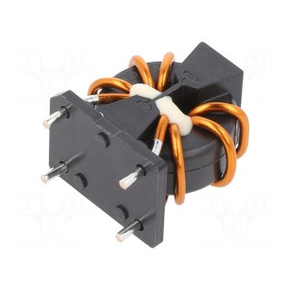 Inductor: wire with current compensation | THT | 200uH | 1.38mΩ