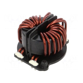 Inductor: wire with current compensation | THT | 250uH | 50A | 0.9mΩ