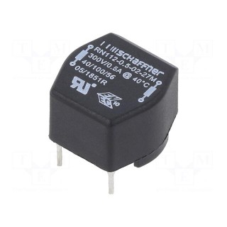 Inductor: wire with current compensation | THT | 27mH | 500mA