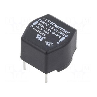 Inductor: wire with current compensation | THT | 3.3mH | 1.5A | 102mΩ