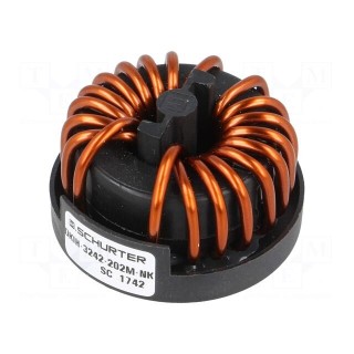 Inductor: wire with current compensation | THT | 3.7mH | 2.5mΩ | 20A
