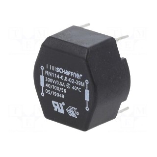Inductor: wire with current compensation | THT | 39mH | 500mA | 830mΩ
