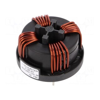 Inductor: wire with current compensation | THT | 3mH | 3.7mΩ | 500VAC