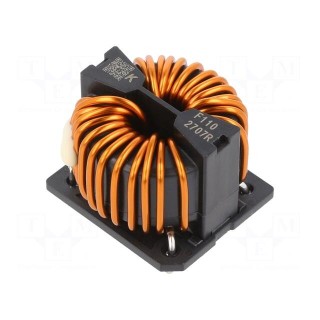 Inductor: wire with current compensation | THT | 4.1mH | 7.89mΩ
