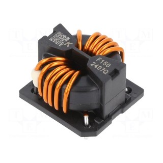 Inductor: wire with current compensation | THT | 440uH | 3.01mΩ
