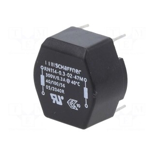 Inductor: wire with current compensation | THT | 47mH | 300mA