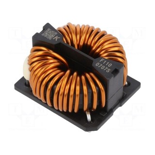 Inductor: wire with current compensation | THT | 4mH | 8.07mΩ | SCF