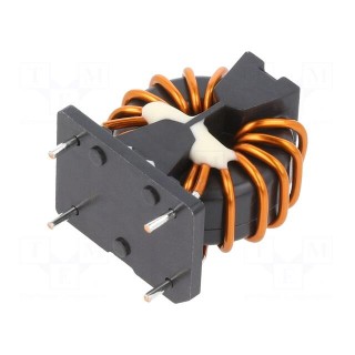 Inductor: wire with current compensation | THT | 600uH | 3.99mΩ