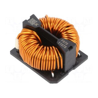 Inductor: wire with current compensation | THT | 9.9mH | 19.2mΩ