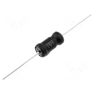 Inductor: axial | THT | 150uH | 1.6A | 129mΩ | Ø11.5x22.86mm | ±10%