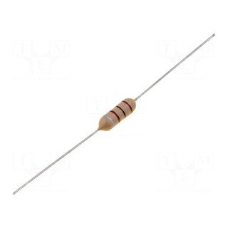 Inductor: axial | THT | 100uH | 550mA | 670mΩ | Ø4.06x12.7mm | ±10%