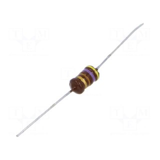 Inductor: ferrite | THT | 470uH | 510mA | 1.9Ω | Ø6.5x12mm | ±5% | 1.8MHz